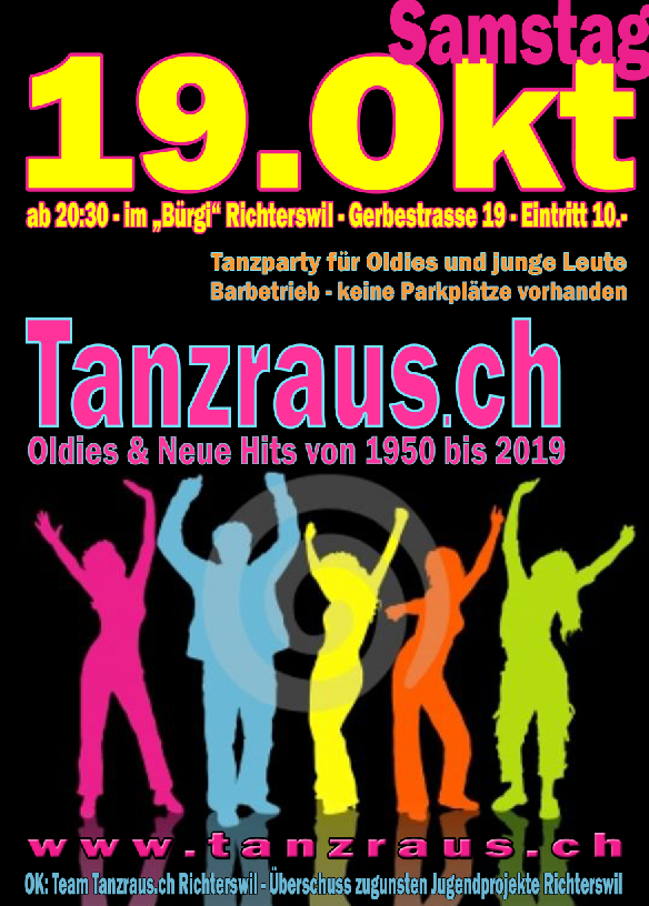 TanzRaus.ch Flyer als PDF