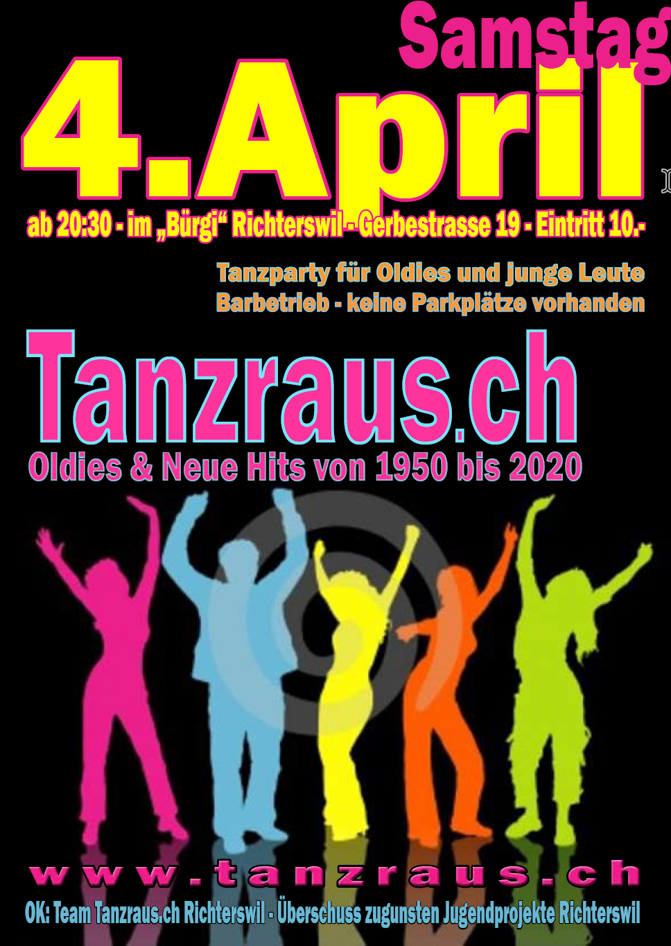 TanzRaus.ch Flyer als PDF